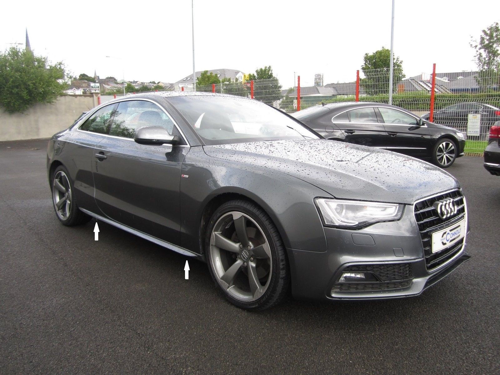 Audi A5 Sline Door Fins - Coupe / Saloon (2008-2015) 1 Audi A5 Sline Door Fins - Coupe / Saloon (2008-2015)