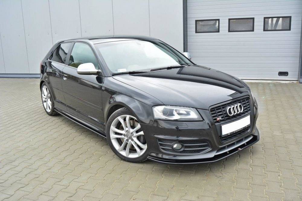 Maxton Design Audi A3 S-Line Front Lip V.2 - Gloss (8P Facelift 2008-2012) 2 sline front lip 139b