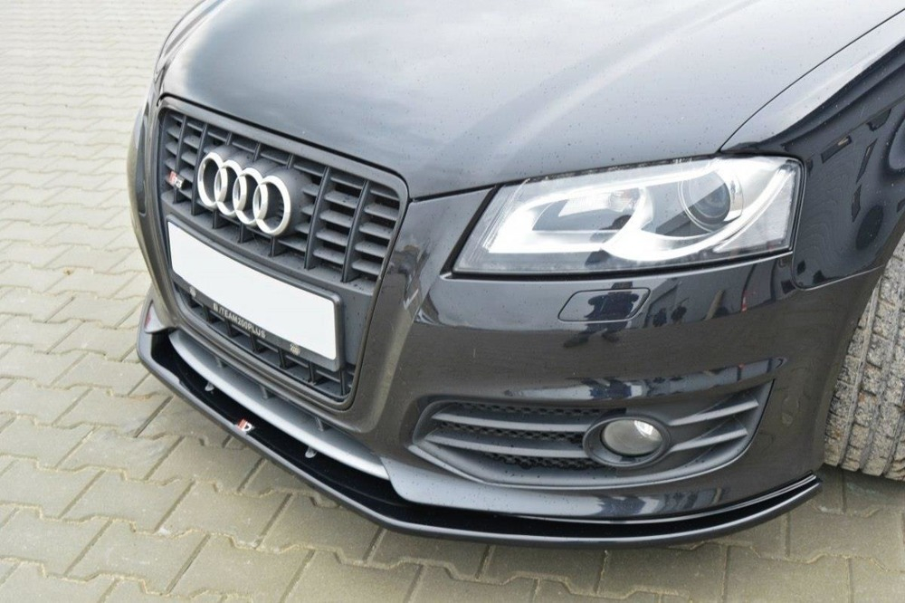 Maxton Design Audi A3 S-Line Front Lip V.2 - Gloss (8P Facelift 2008-2012) 4 sline front lip 139d
