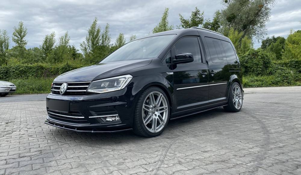 Maxton Design VW Caddy Side Skirt Extensions - Gloss (Mk4 2004-2020) 3 vw ca 4 sd1d 3