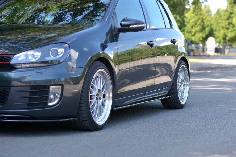 VW Golf 6 GTi / GTD Maxton Design Side Skirt Extensions (2008-2012) 3 vw go 6 gtd sd1g3