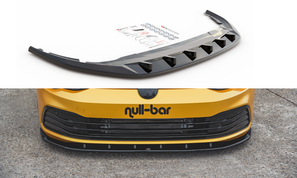 Maxton Design VW Golf 8 SE Front Lip V1 - Gloss (Mk8 2019-2024) 4 vw go 8 fd1g