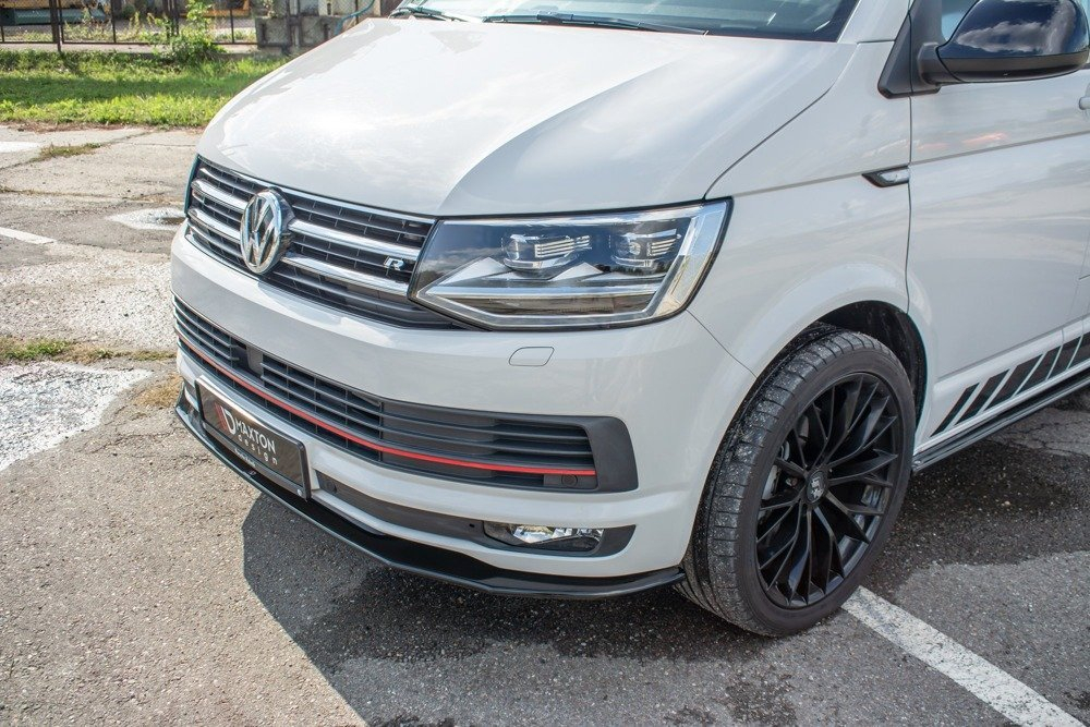 Maxton Design VW Transporter T6.5 Front Lip V2 - Gloss (2019+) 3 vw t6 fd2g3 5