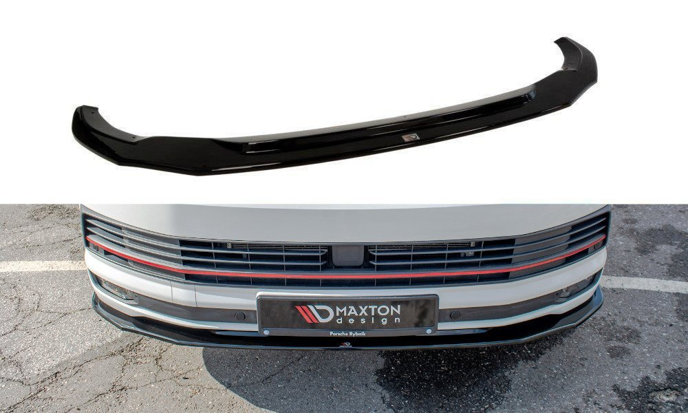 Maxton Design VW Transporter T6.5 Front Lip V2 - Gloss (2019+) 1 Maxton Design VW Transporter T6.5 Front Lip V2 - Gloss (2019+)