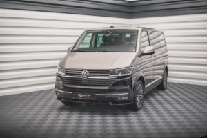 Maxton Design VW Transporter T6.5 Front Lip V1 - Gloss (Facelift 2019+)