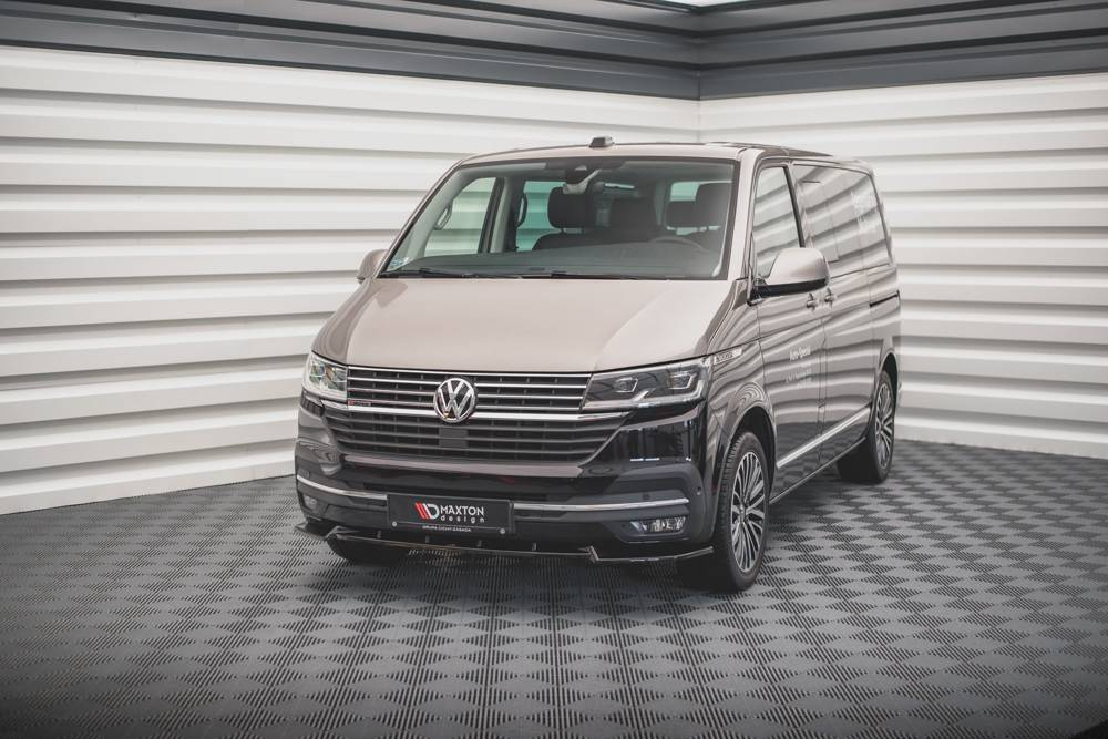 Maxton Design VW Transporter T6.5 Front Lip V1 - Gloss (Facelift 2019+) 1 Maxton Design VW Transporter T6.5 Front Lip V1 - Gloss (Facelift 2019+)