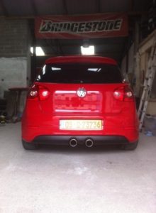 VW Golf 5 R32 Rear Skirt & R32 Exhaust 5 vw golf 5 fergus o1 1 1