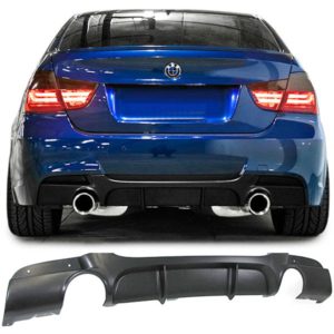 Auto-Styles BMW 3 Series E90 Diffuser - Single Left & Right Exit (Msport 2005-2012)