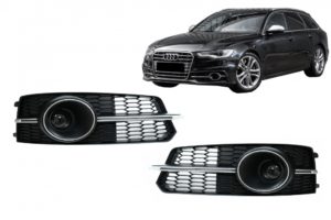 Audi A6 C7 Fog Grilles – RS6 Style (2014-2018)