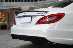 Mercedes CLS W218 Boot Spoiler - AMG Style Gloss Black (2010-2018)