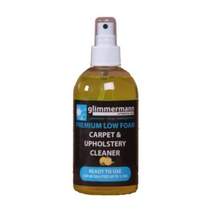 Glimmerman 150ml Premium Low Foam Carpet and Upholstery Cleaner 1:100 8 300ml carpet and upholstery cleaner new website scaled
