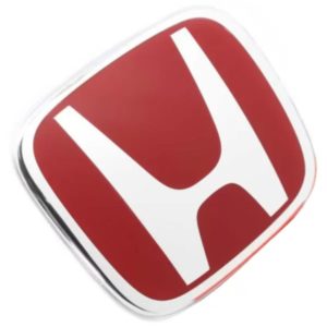 GENUINE HONDA RED FRONT BADGE CIVIC EP3 2004-2006 8 GENUINE HONDA RED FRONT BADGE CIVIC EP3 2004-2006