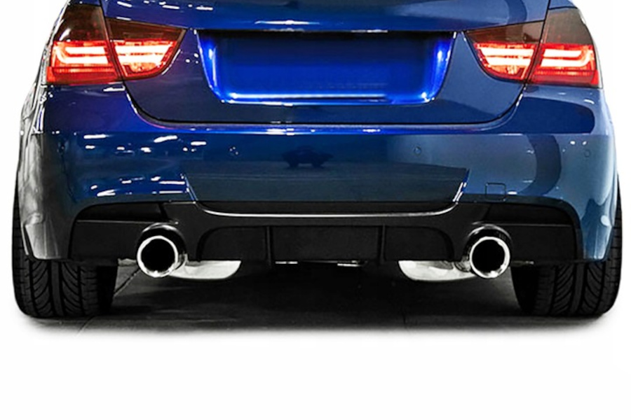BMW 3 Series E90 Rear Diffuser - 335i Style (2005-2011) 2 BMW 3 Series E90 Rear Diffuser - 335i Style (2005-2011) - Image 2