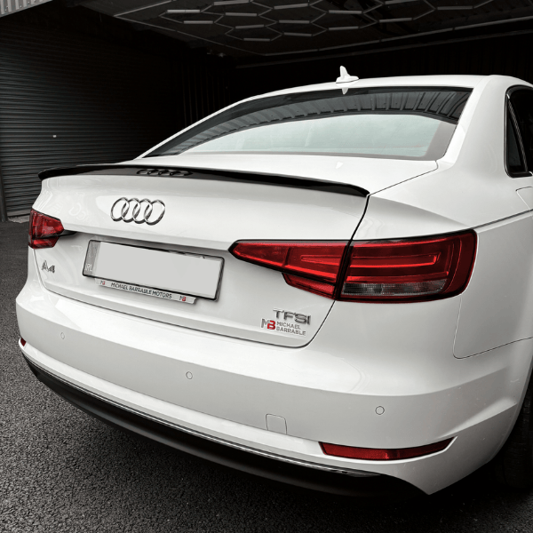 Audi A4 B9 Boot Spoiler - S4 Style Gloss Black (2015-2019) 1 Audi A4 B9 Boot Spoiler - S4 Style Gloss Black (2015-2019)