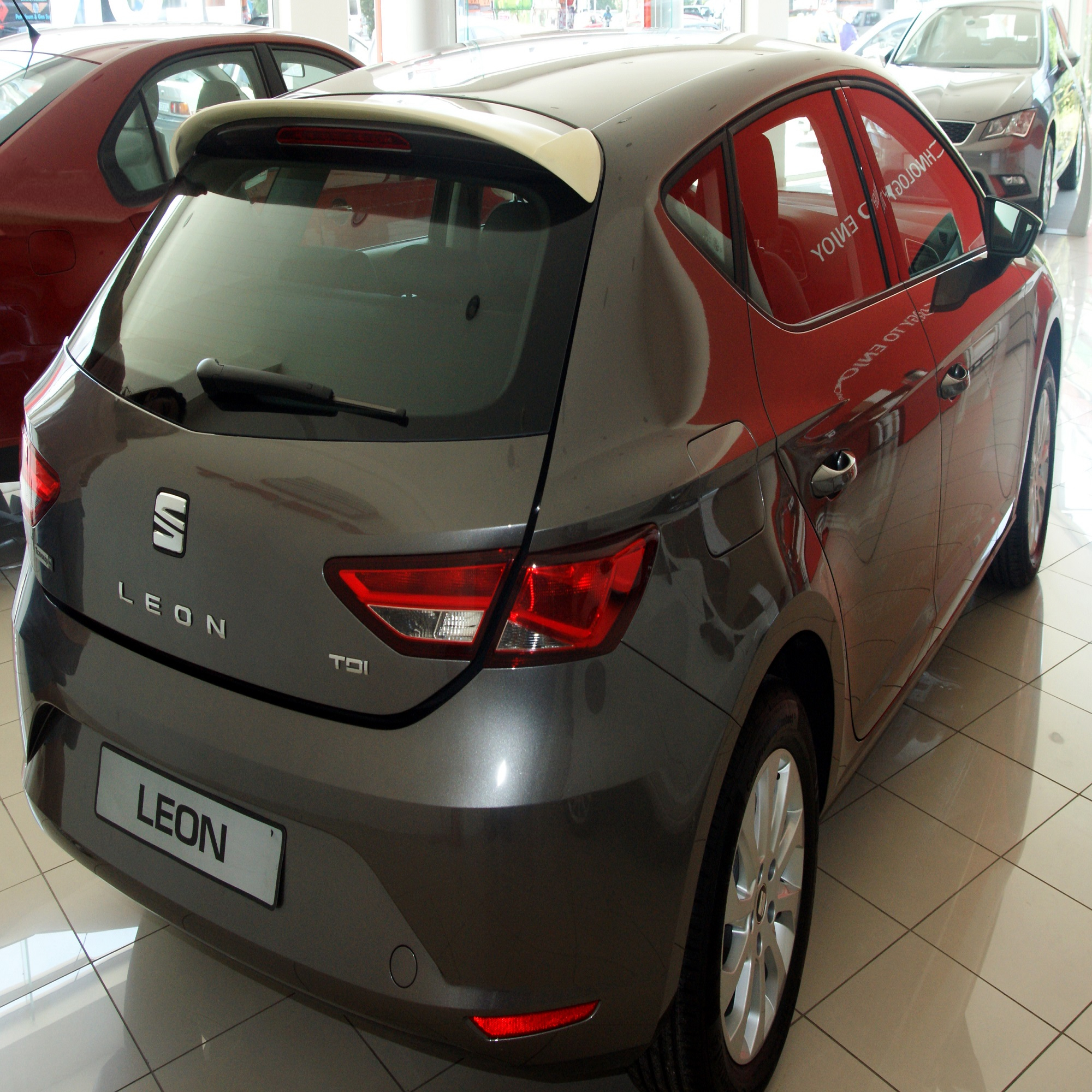 Seat Leon Roof Spoiler - Mk3 Sport Design 1 Seat Leon Roof Spoiler - Mk3