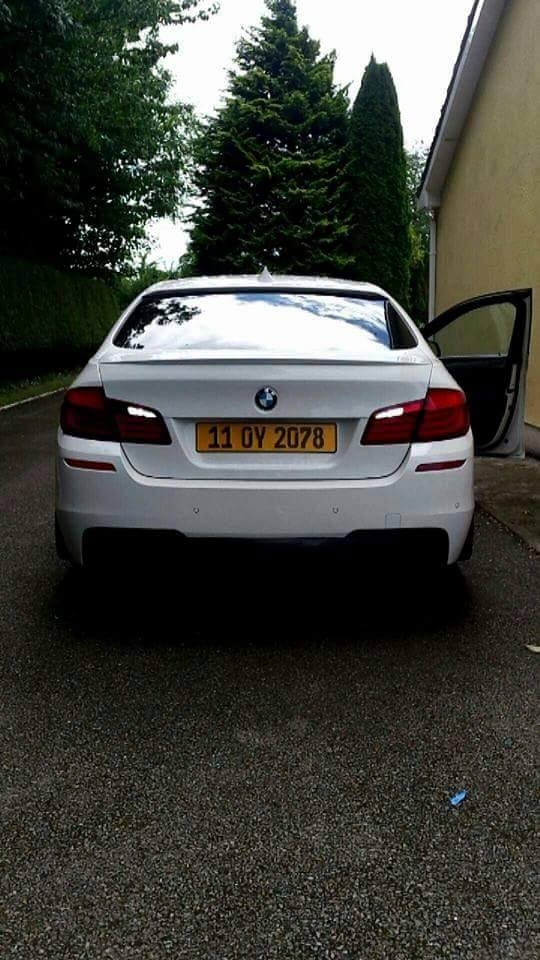 BMW 5 Series F10 Roof Spoiler - Gloss Black (2011-2018) 2 ac roof2