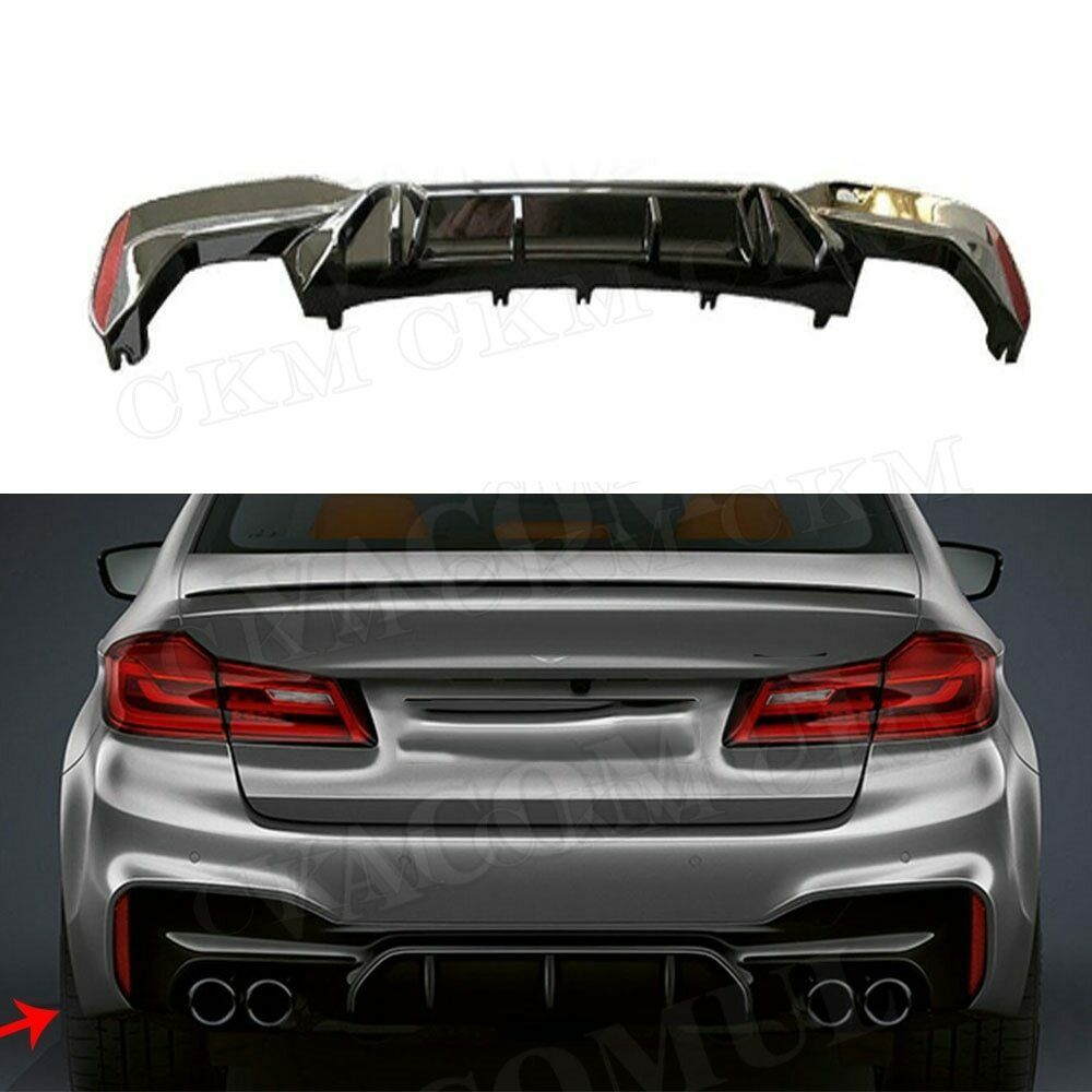 BMW 5 Series G30 Msport Rear Diffuser - M5 Style (2018-2014) 2 ac style diffuser