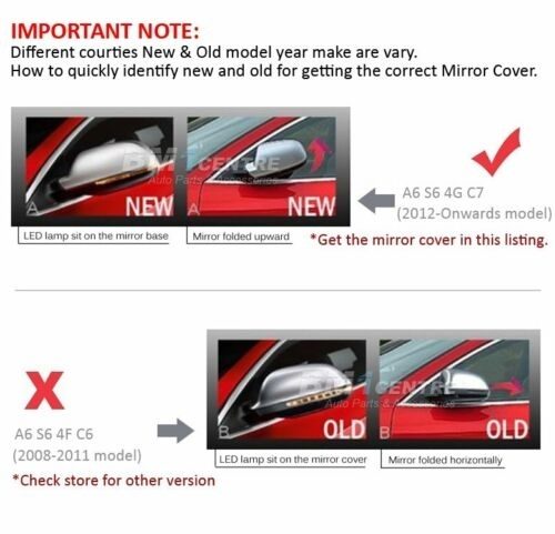 Audi A6 Mirrors - Rs6 Style (C7 2011-2017) 2 Audi A6 Mirrors - Rs6 Style (C7 2011-2017) - Image 2