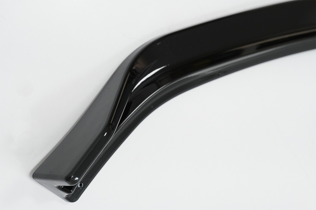 VW Polo 09-17 MCG 3 Piece Gloss Black Front Bumper Lip 3 b2b front bumper lip extension spoiler suitable for 6000096 6070927