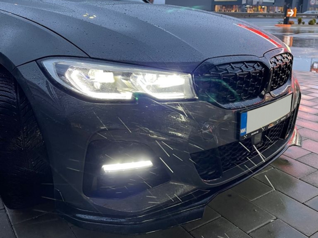 BMW G20 3-Series Msport Gloss Front Lip (2018-2022) 2 b2b front bumper spoiler lip suitable for bmw 3 6000964 6089773