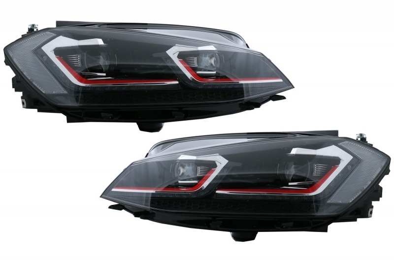 VW Golf 7.5 GTI Headlights – LED (Mk7.5 2017-2020) 2 b2b led headlights suitable for vw golf 75 vii 5998960 6055717