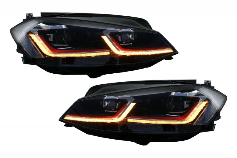 VW Golf 7.5 GTI Headlights – LED (Mk7.5 2017-2020) 3 b2b led headlights suitable for vw golf 75 vii 5998960 6055725