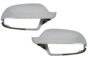Audi A4 Mirror Cover - Aluminium S4 Style (B8.5)