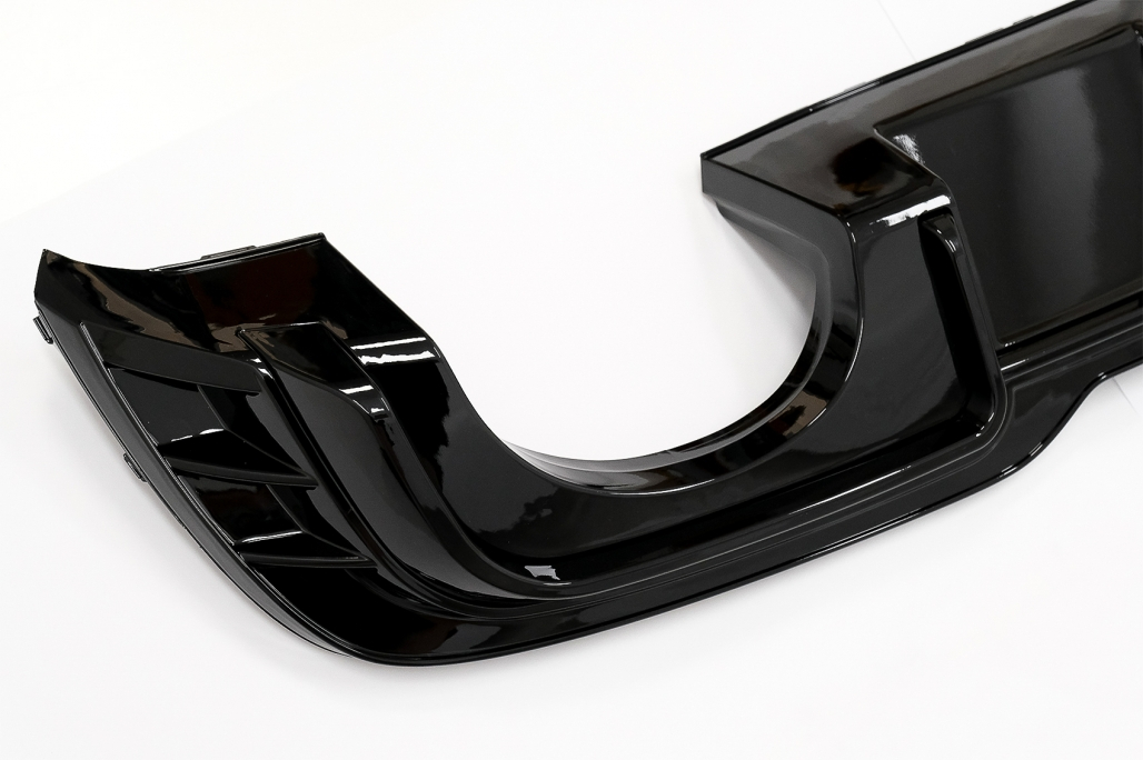 Audi A3 Diffuser - Gloss Black Rs3 Style (Hatchback 2016-2019) 3 b2b rear bumper valance diffuser suitable for audi a3 6000967 6084742