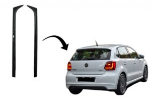 VW Polo 09- Spoiler Side Extensions - Gloss Black