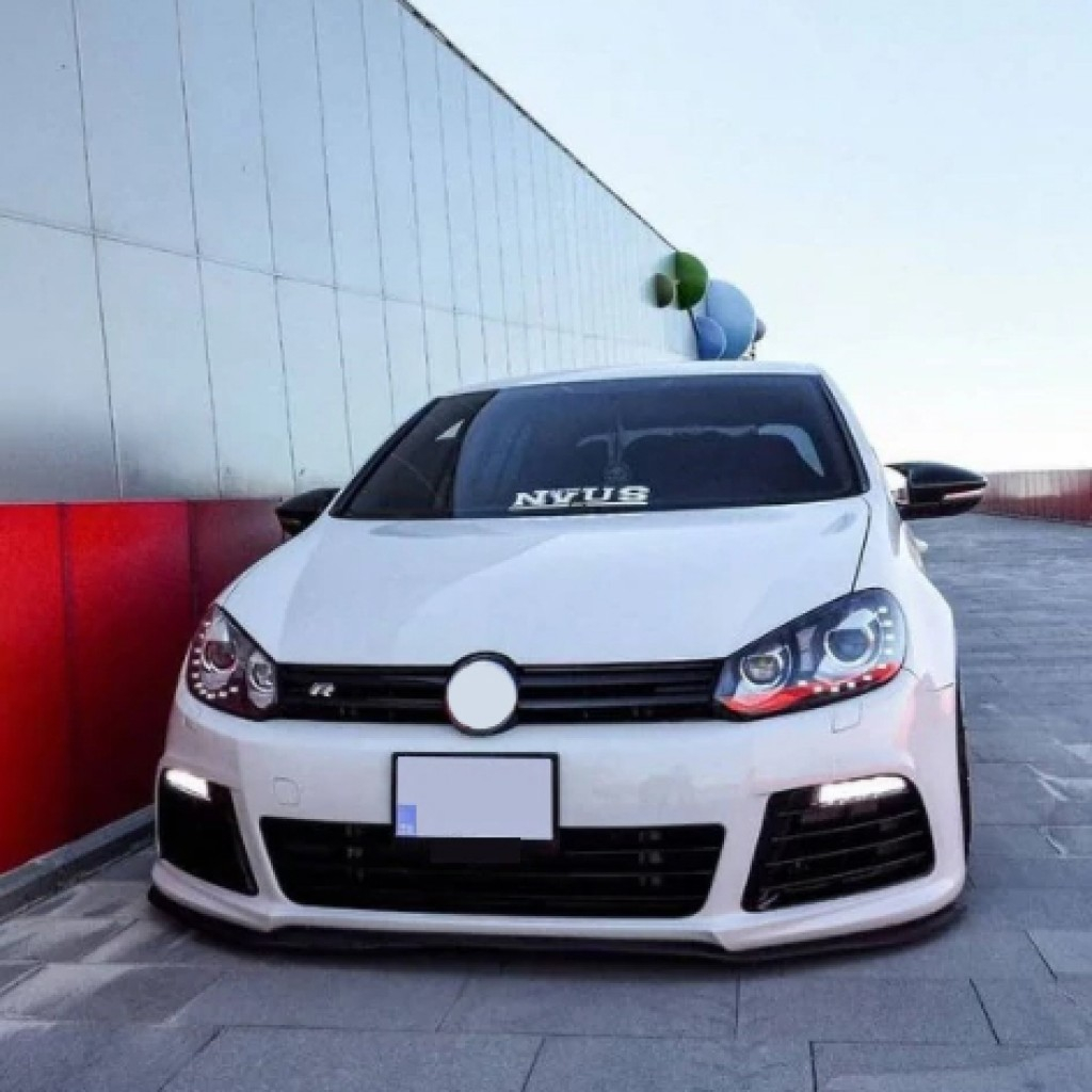 VW Golf M4 Style Mirror Covers - Gloss Black ( Golf 5/6/7) 3 batman mirrors