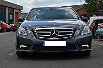 Mercedes E-Class W212 AMG Style Grill 2 black chrome amg