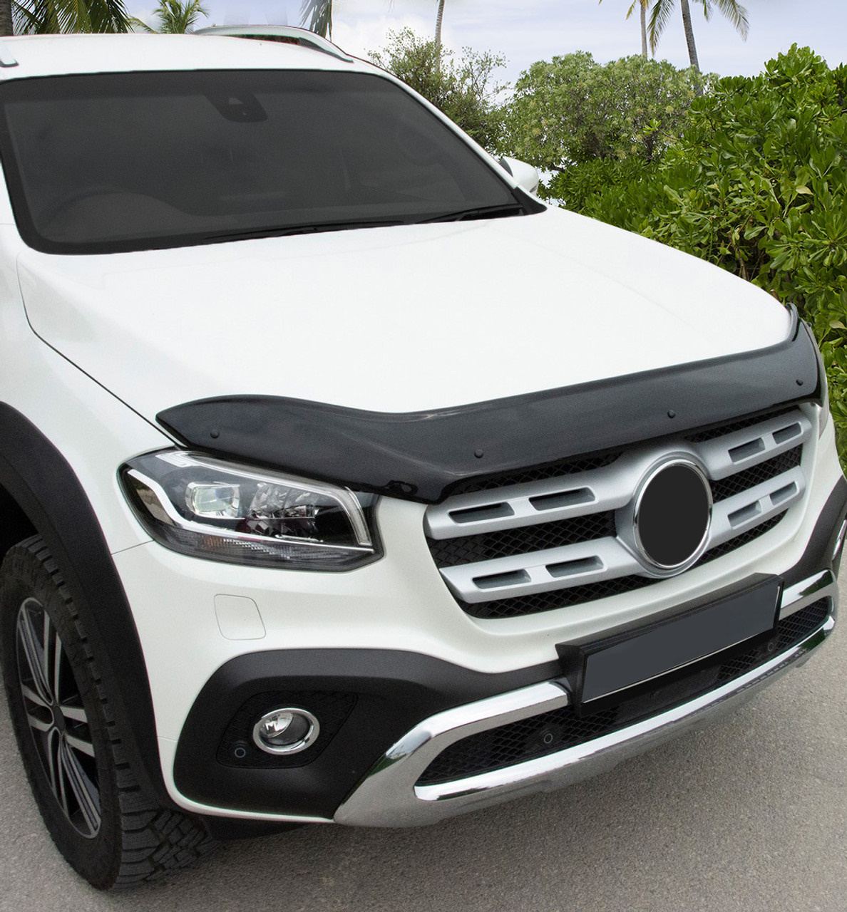 Mercedes X-Class Bonnet Protector (2017-2023) 2 blackbonnetdeflectortofitmercedesbenzxclasslistingpic2 99128