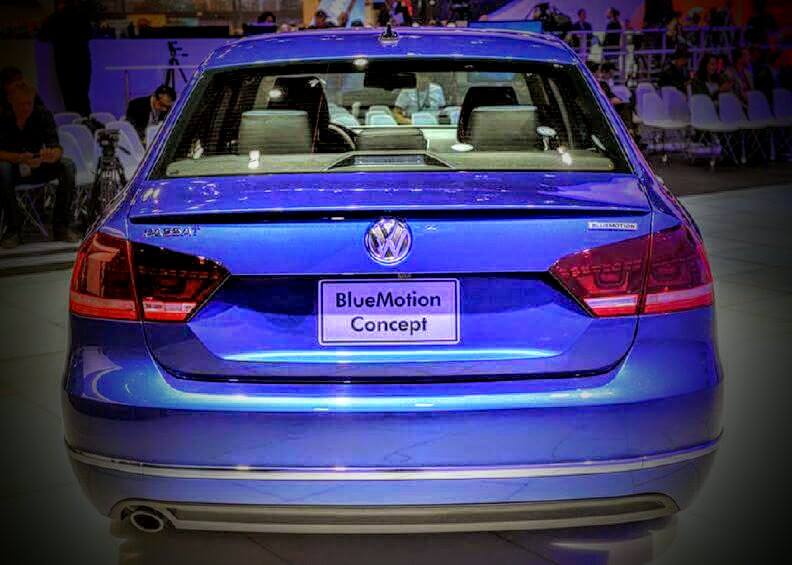 VW Passat B7 Boot Spoiler - Blue Motion Style 3 blue motion boot 69