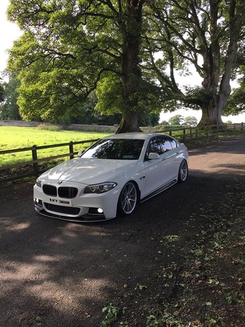 BMW 5 Series F10 Side Skirt Extensions - Gloss Black (Msport 2011-2018) 6 bmw f10 dave4 1