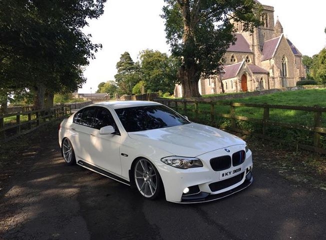 BMW 5 Series F10 Side Skirt Extensions - Gloss Black (Msport 2011-2018) 1 BMW 5 Series F10 Side Skirt Extensions - Gloss Black (Msport 2011-2018)