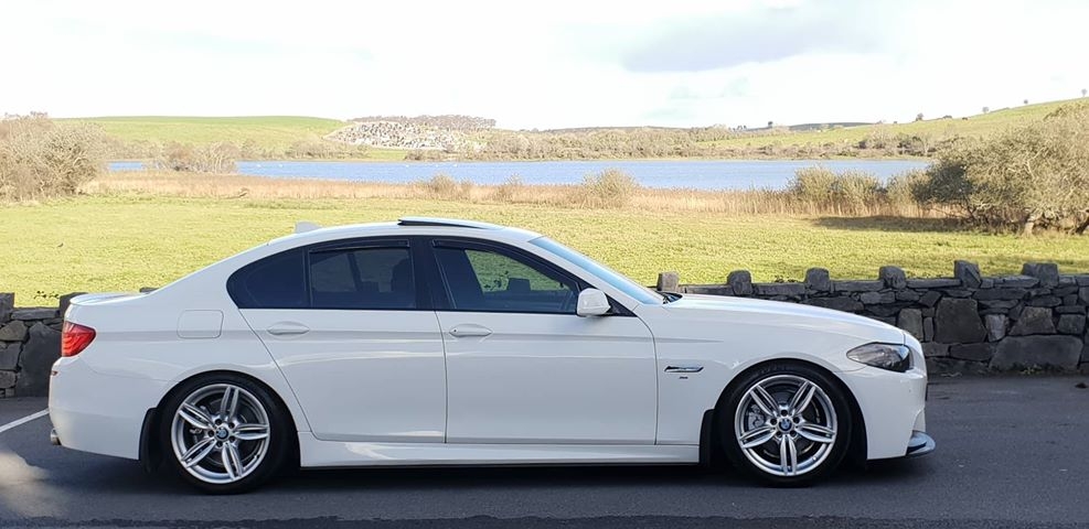 BMW 5 Series F10 Side Skirt Extensions - Gloss Black (Msport 2011-2018) 3 bmw f10 ian chambers5