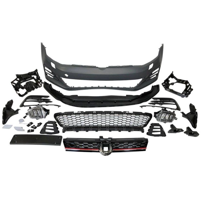 VW Golf 7.5 Front Bumper - GTI Style (2017-2020) 4 VW Golf 7.5 Front Bumper - GTI Style (2017-2020) - Image 4