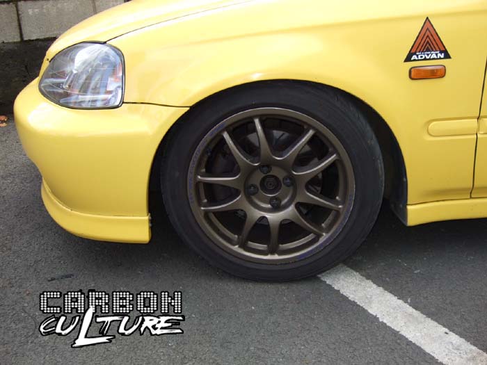 CARBON CULTURE - Honda Civic Lowering Springs EG/EK/DC2 (55mm) 6 carbon culture 55mm springs on yellow civic ek 3