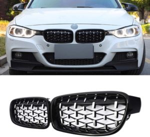 BMW F30 Kidney Grilles - Diamond Design 8 BMW F30 Kidney Grilles - Diamond Design