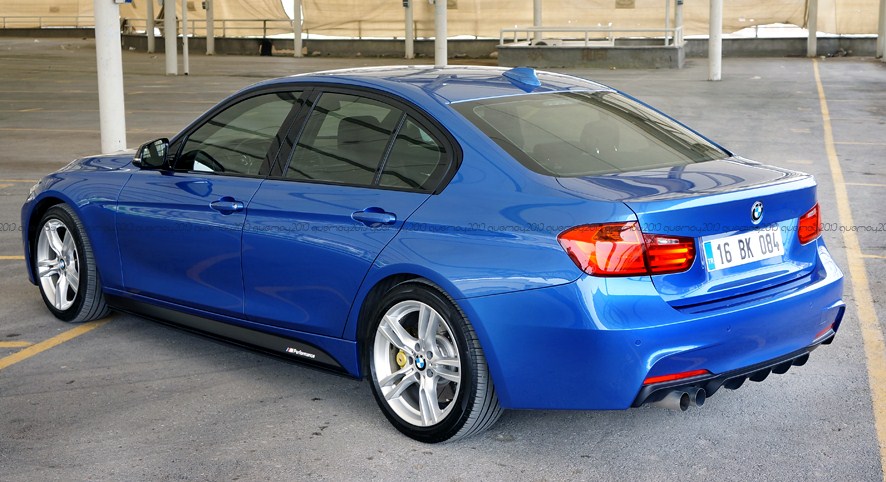BMW 3 Series F30 Msport Diffuser - Twin Left Exit (2013-2019) 2 diffuser 110
