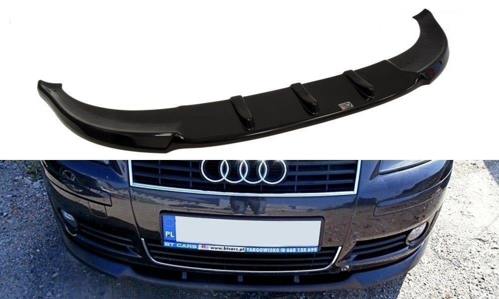 Maxton Design Audi A3 03-05 SE Front Lip - Gloss Black (2003-2005) 3 eng pl FRONT SPLITTER AUDI A3 8P PREFACE MODEL 2003 2005 629 1