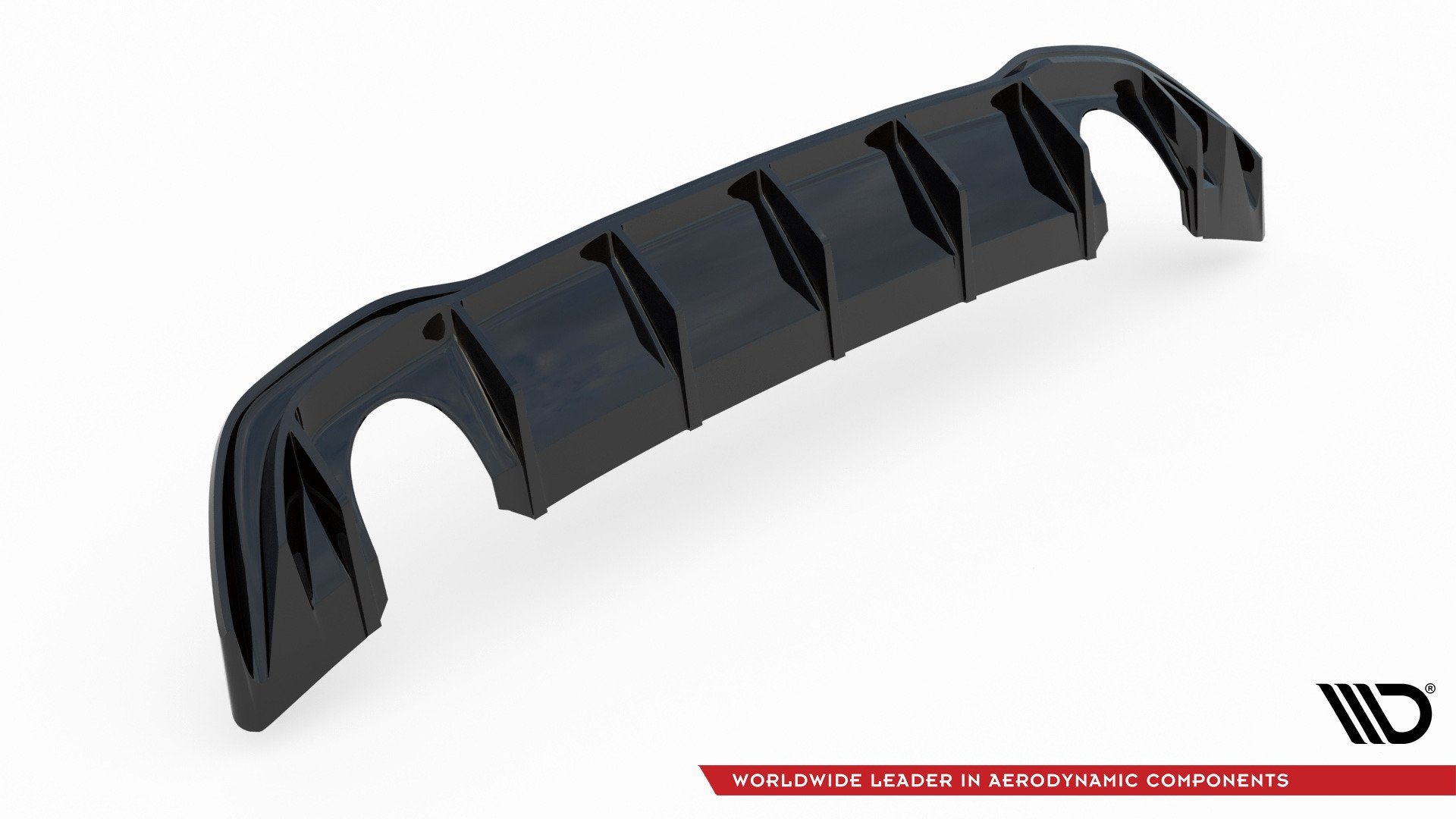 Maxton Design VW Golf 8 Rear Valance (GTI Look) - Gloss (Mk8 2019-2024) 4 Maxton Design VW Golf 8 Rear Valance (GTI Look) - Gloss (Mk8 2019-2024) - Image 4