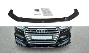 Maxton Design Audi A3 S-Line Saloon Front Lip V.1 - Gloss (8V Facelift 2016-2020) 13 Audi A3 S-Line Saloon Front Lip