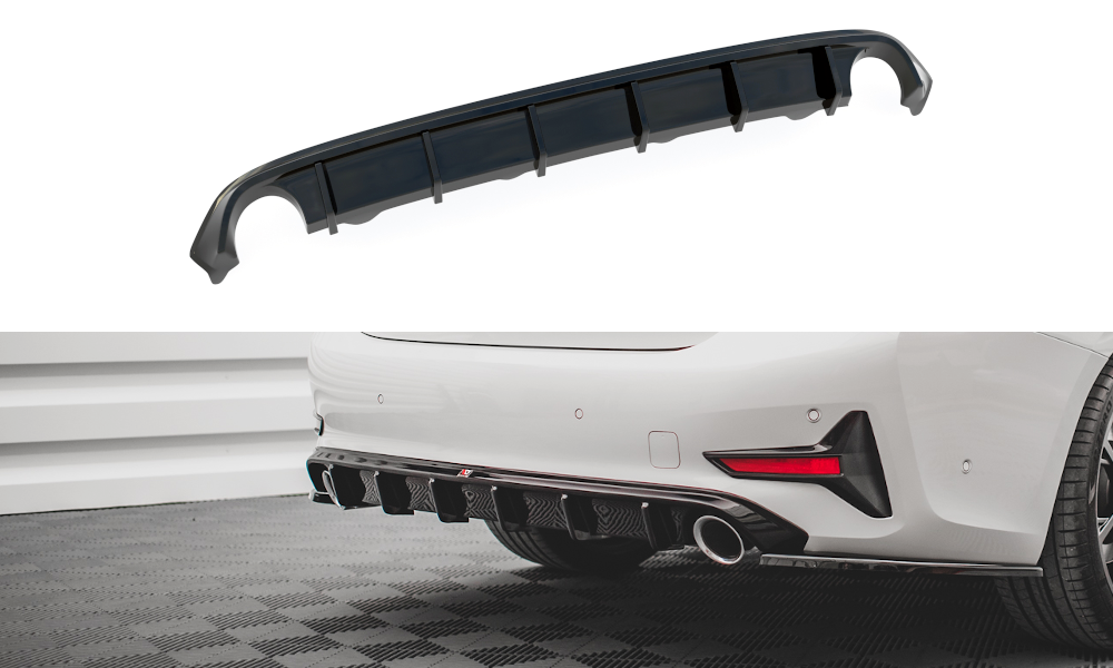 Maxton Design BMW 3 Series G20 Rear Diffuser - Gloss (2018-2022) 2 eng pl rear valance bmw 3 g20 g21 13391 1