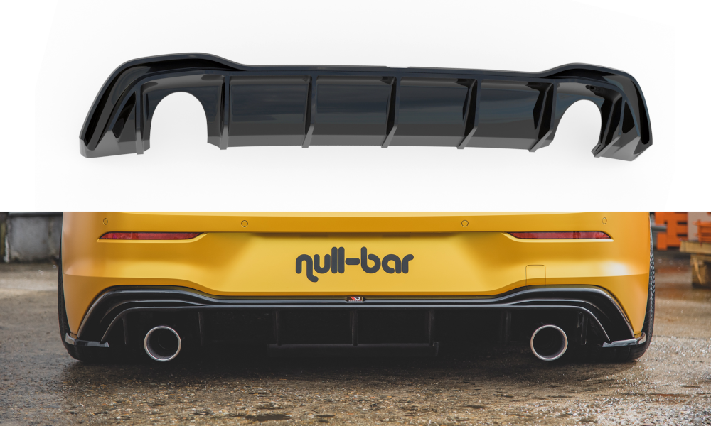 Maxton Design VW Golf 8 Rear Valance (GTI Look) - Gloss (Mk8 2019-2024) 3 eng pl rear valance vw golf 8 gti look 9710 10