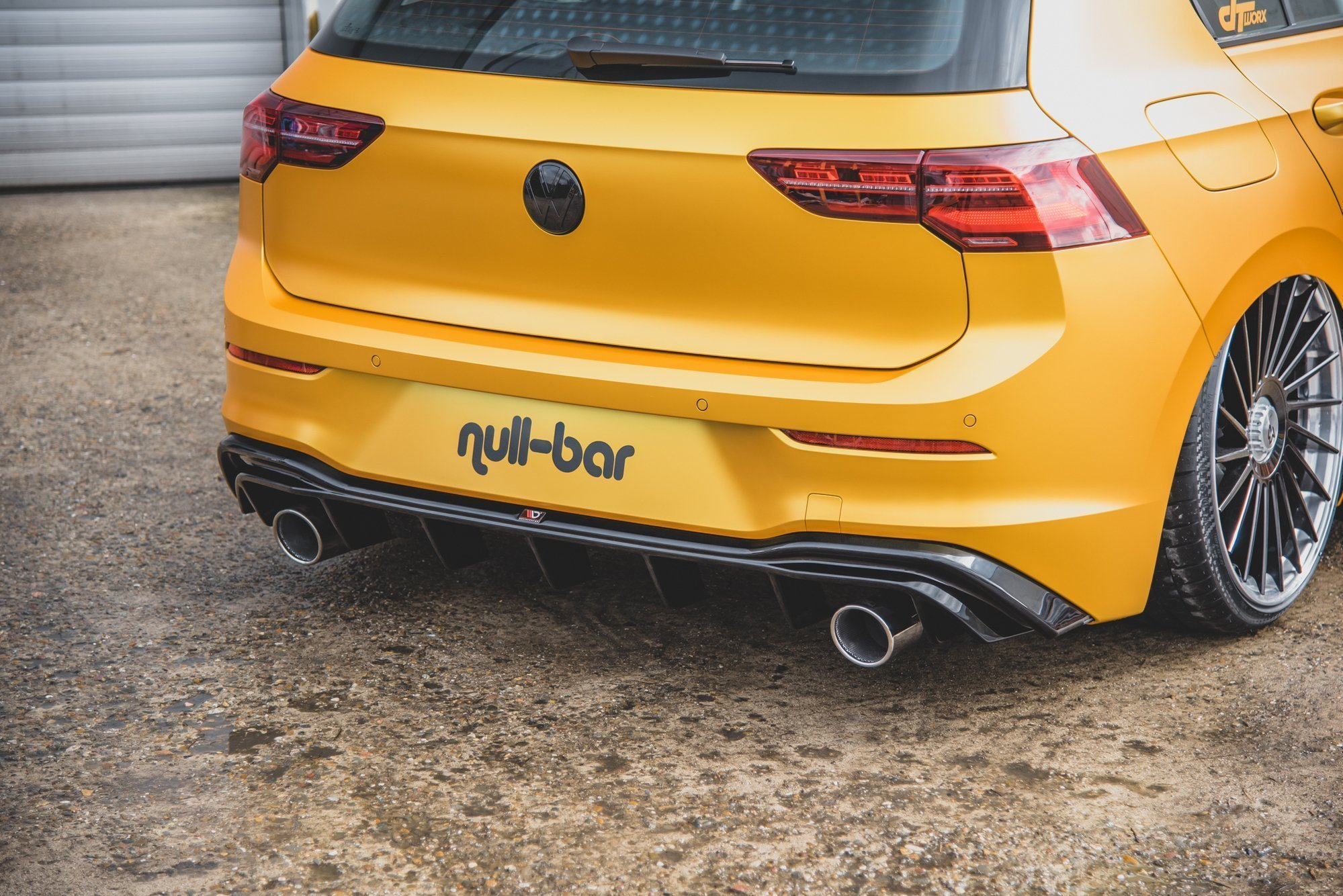 Maxton Design VW Golf 8 Rear Valance (GTI Look) - Gloss (Mk8 2019-2024) 2 eng pl rear valance vw golf 8 gti look 9710 4