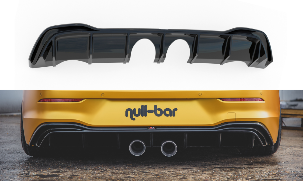 MAXTON Design VW Golf 8 R32 Style Gloss Diffuser - SE Fit (2019-2024) 4 eng pl rear valance vw golf 8 r32 look 9720 10 1