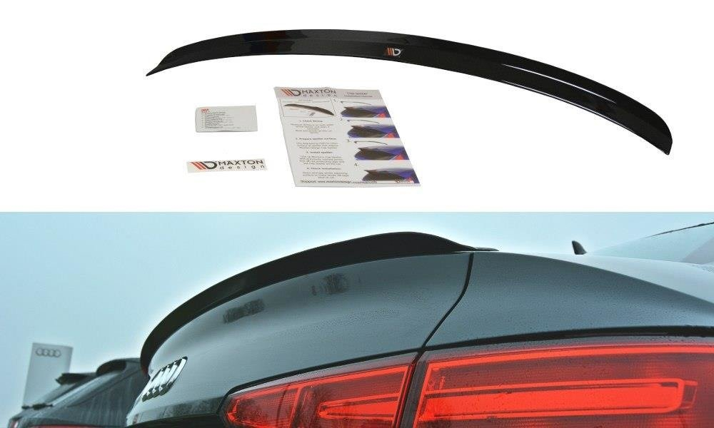 Maxton Design Audi A4 B9 Boot Spoiler - Matt (2015-2019) 1 Maxton Design Audi A4 B9 Boot Spoiler - Gloss