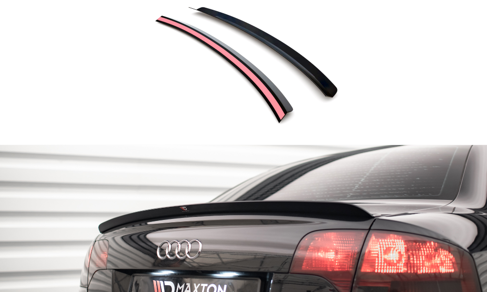 Maxton Design Audi A4 S-Line Boot Spoiler - Gloss (B7 2004-2009) 3 eng pl spoiler cap audi a4 sedan s line b7 18589 2