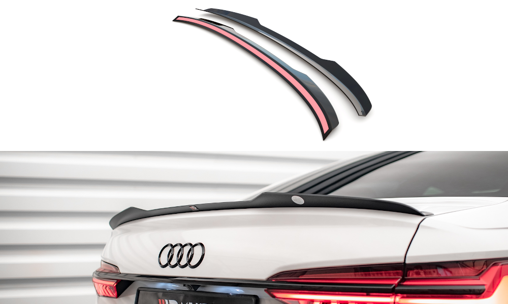 Maxton Design Audi A6 C8 Boot Spoiler - Gloss (2018-2023) 3 eng pl spoiler cap audi a6 sedan c8 16462 2